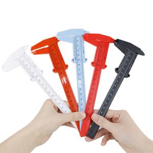 China 0-150mm Measuring Ruler Double Foot Plastic Vernier Caliper factory