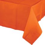 Linen Feel Party Paper Tablecloths Waterproof OUCHAME SGS Listed