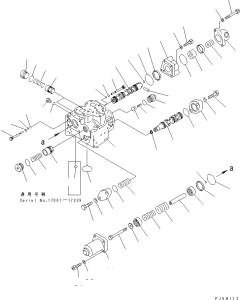 China Construction Machinery Parts Master Control Valve For Komatsu D375A-3A D375A-3D D375A-3 BULLDOZERS factory