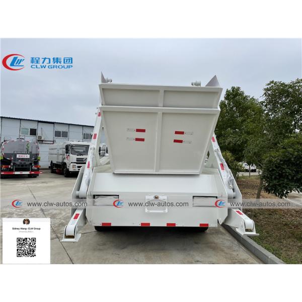 LHD RHD Dongfeng 4x2 4cbm Skip Loader Swing Arm Garbage Truck