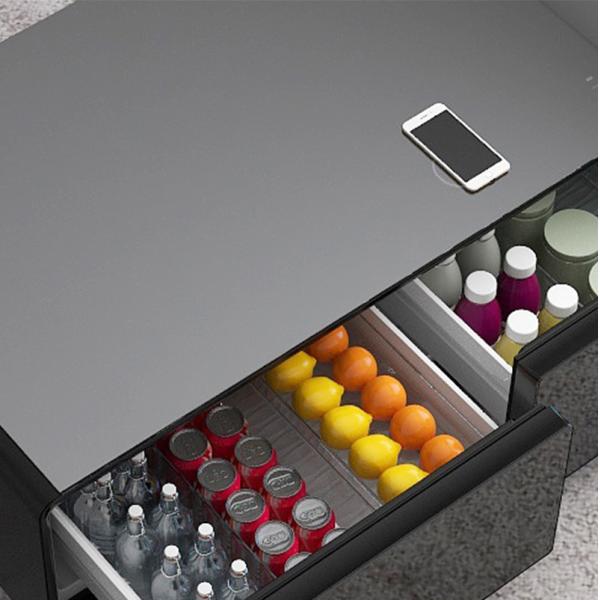 Convenient and Practical Primst Modern Smart Coffee Table with Built-in Refrigerator