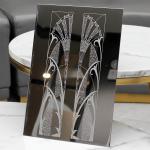Color Stainless Steel Etching Plate For Elevator Decoration Or Luxury Doors
