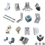 Nicket Steel Aluminium Profile Connectors for building