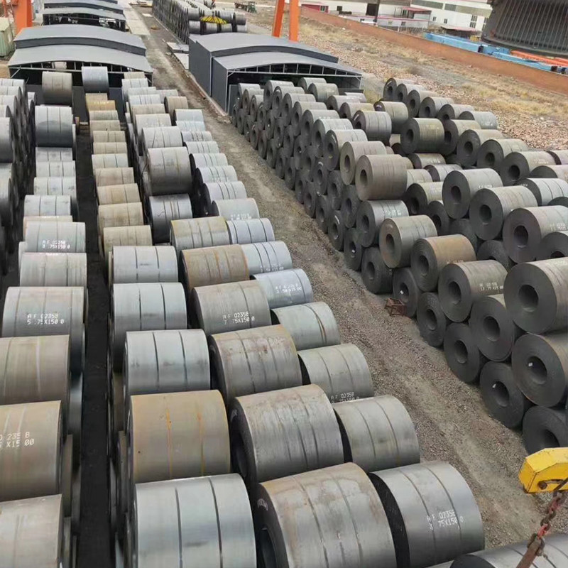 Manufacturer SS400 Q235 Q345 MS Iron Black Metal Hot Rolled Carbon Steel Coil