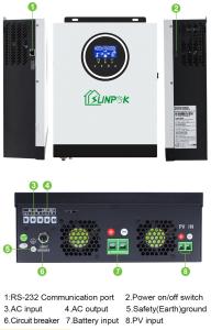 China Sunpok 48v Solar Inverter Sunpok Hybrid Off Grid Inverter Inverter Product factory