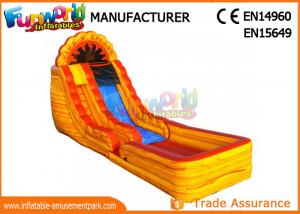 China Clearance Adult Size Giant Inflatable Water Slide For Amusement Park factory