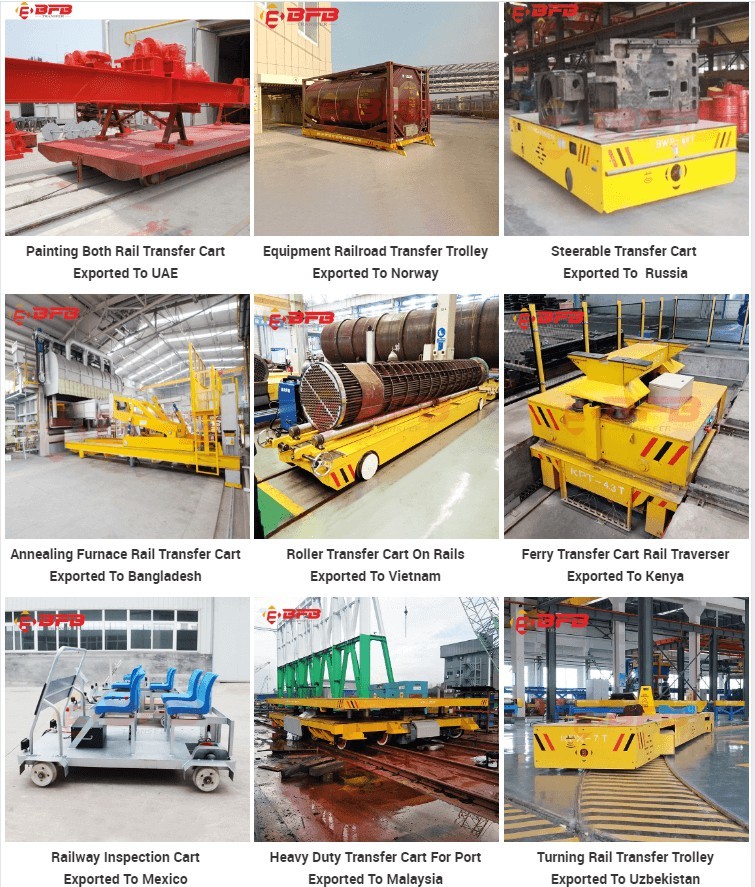 Roller Line Heavy Duty 50 Ton Rail Trolley
