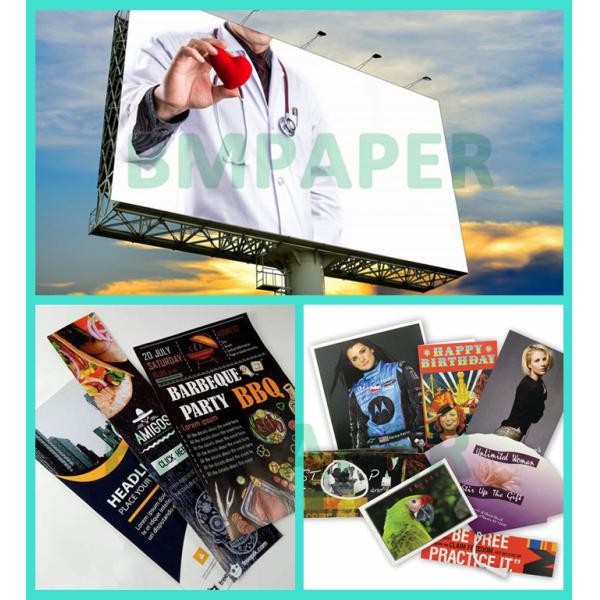  130gr 150gr Couche Matte Paper For Picture book 57 x 87cm Two Side Coated