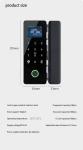 Commercial Glass Door Smart Lock Automatic Biometric Tuya Fingerprint Lock