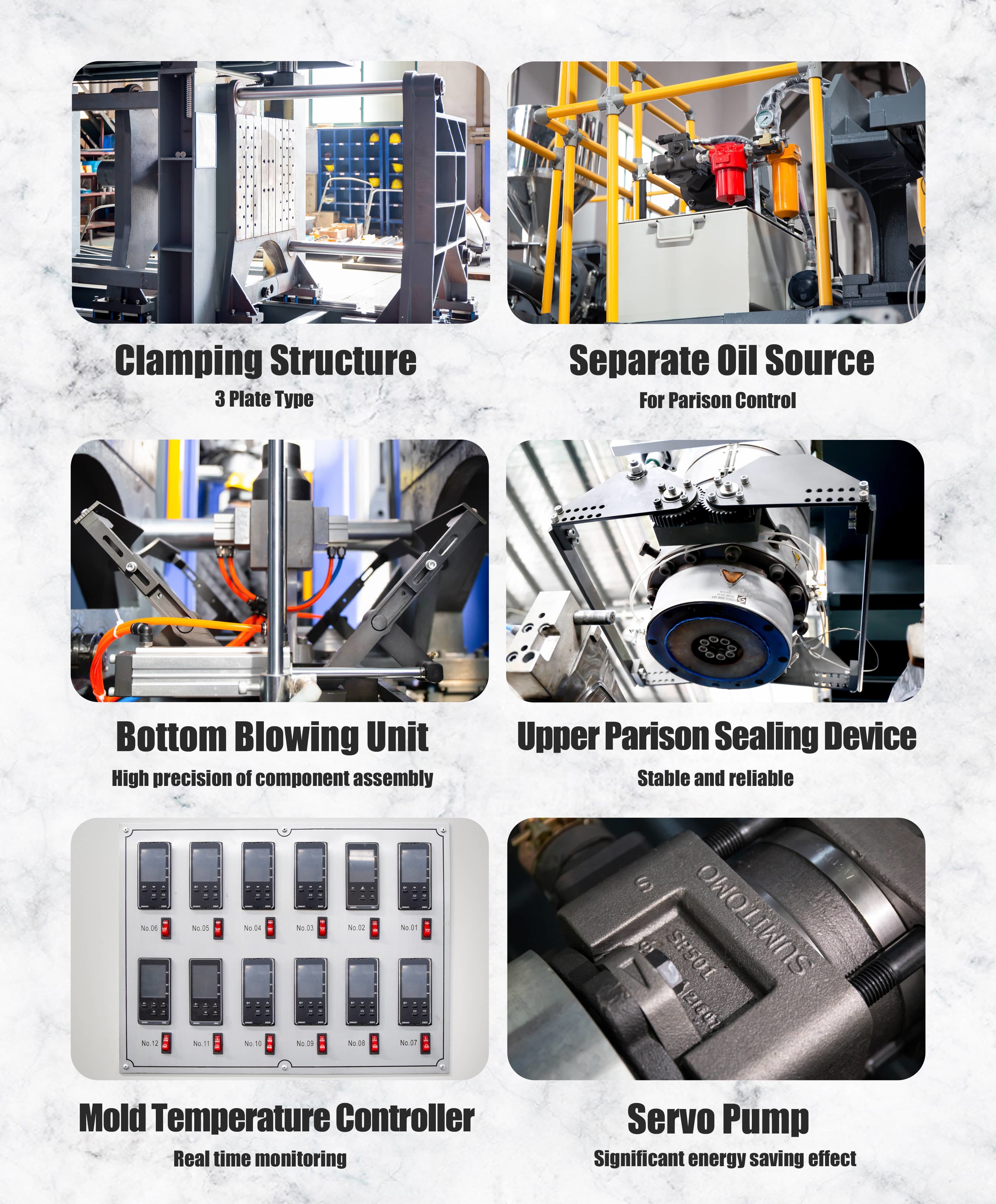 IBC Tank Extrusion Blow Molding Machine EBM 1000L 550KG/Hour