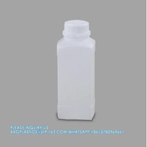Empty 250 ML 500 ML 1000 ML Wide Mouth Reagent Plastic Square Bottle With Inner