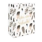 Thickness custom 300gsm paper bag logo printed tool packaging bags