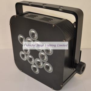 China 12X10W 4 in 1 Wireless and Battery Powered LED Flat Par Can factory