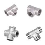 Forged SS201/SS304 Reducing Elbow Tee Cross Union Cap Coupling Thread Pipe