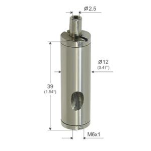 China M6*1 Female Thread Nickel Surface Steel Cable Gripper Accessories YW86060 factory