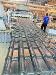 Easy To Install Resin Roof Tile Heat Insulation ASA Resin Tile Roof 2.5mm