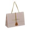 Buy cheap High quality custom gold stamping logo costmetics packaging paper bags with rope from wholesalers