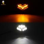 24V LED Auxiliary Round White Yellow Tractor Headlight Car Driving Work Light