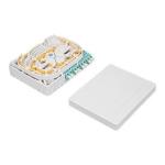 SM / MM Fiber Wall Outlet Box 4 Core Outdoor Fiber Termination Box