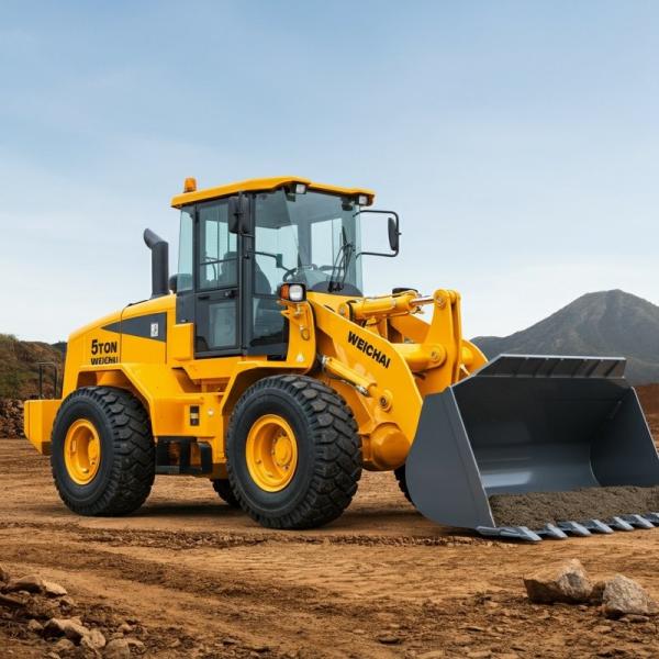 China 5ton  ZL50GN WEICHAI Engine Rock Bucket Wheel Loader factory