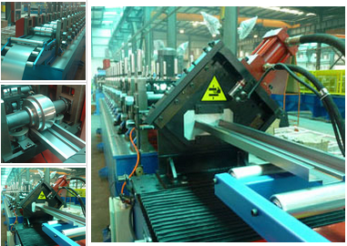 Door Frames Roll Forming Machine Galvanized Steel Sheet Rolling Forming Machine