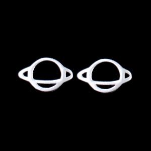 China Pure Plain 925 Silver Pendant Without Stone Universe Saturn / Anniversary Jewelry factory