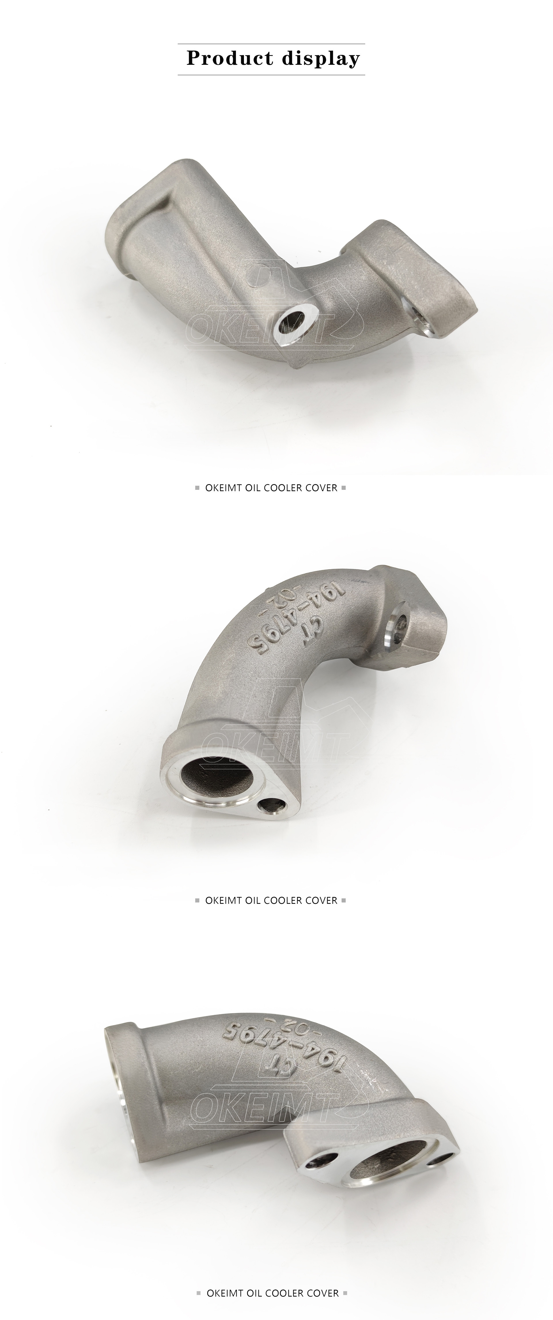 CATEE E330C 336D 340D Oil Pump Elbow 234-0203 C9 Engine Oil Pump Connecting Elbow