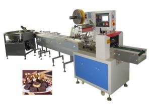 China Full Automatic Packing Machine For Candy Chocolate Saving Films PID Control factory