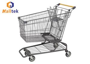 China 60-240L Supermarket Shopping Trolley , Small Supermarket Trolley With Kid Seat factory