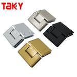 Matt Black Finish Stainless Steel Glass Door Bevel Shower Cubicle for Sauna