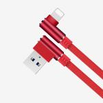 L Type IPhone 7 8 Xs Max 3.5mm Bare Copper 8 pin USB Cable