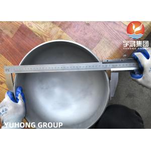 ASTM A815 Butt Weld Fittings UNS S32750 / S32760 Seamless Cap DN100 SCH40S