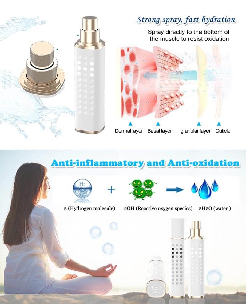 1000PPB Hydrogen Spray Skin Care WEIZI Relieve Allergies And Soothes Inflammation