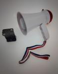 IPX4 Waterproof Plastic Cheer Horn Speaker Outdoor Red Plastic Megaphone 85dB