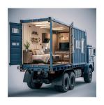 Galvanized Steel Square Tubes Main Structure for Modern Tiny House on Wheels