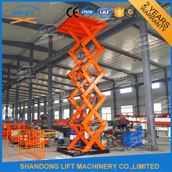 2T 7M Material Stationary Hydraulic Scissor Lift Table Warehouse Hydraulic Cargo
