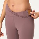 Lulu Align solid color 80%nylon fitness gym leggings with pockets