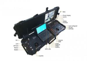 China 17&quot; LCD Wireless Ground Station 138-4400MHz Briefcase COFDM Digital Receiver factory