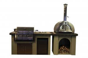 China Islands AGA  Stainless Steel Wood Fired Pizza Oven Steel Wood Fired Pizza Oven on sale
