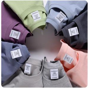 China 100 Cotton Blank T Shirts MACTING Woven 250 Grams 100% Heavy Weight factory