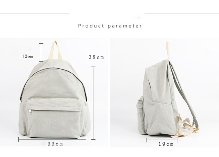 China New Trendy Wholesale Blank Sports Canvas Backpack Custom Backpacks