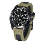 Fabric Leather Band Watches / Multifunctional Stainless Steel Mens Watches ,