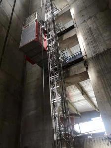China Construction 500m 96m/Min Passenger And Material Hoist Lift Bevel Heicial Gearbox heavy duty height lifter factory