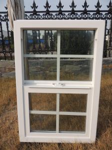 China Interior Residential Vinyl Single Hung Double Hung Window uPVC Windows factory