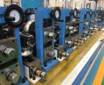 Rectangle Ss Steel Pipe Manufacturing Machine / MS Tube Mill Machine Line