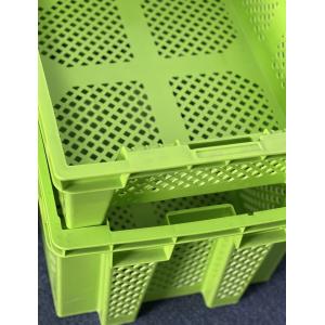 Handle PP Plastic Turnover Box Nesting Stacking Storage Nesting Crates Plastic