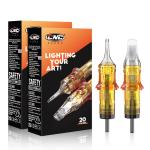 Pre Sterilized Round Curved Magnum Tattoo Needles CNC Fuego Tattoo Cartridge