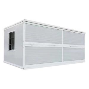 China Convenient 5950 mm Folding Container Homes Prefabricated House Office Flat Pack House factory