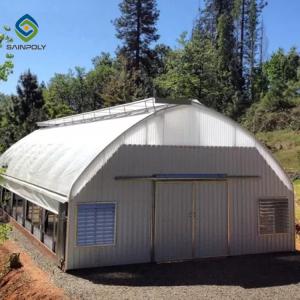 China PE 5M Automated Blackout Greenhouse With LED Light Growing System factory