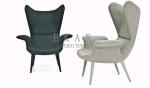 Modern Metal Legs Leisure Fabric Relax Chair ZZ-ZKB010